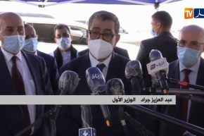 “الوزير الأول : ” بعص الناس ماشي عايشين في الجزائر يحرضون للخروج بدون كمامات