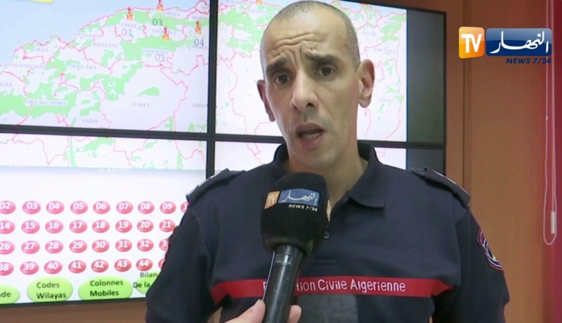 نسيم برناوي: الفترة الأخيرة عرفت إرتفاع في عدد الحرائق إلى 50 حريق في 24 ساعة