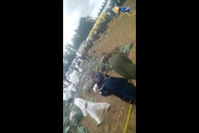 مشاهد حصرية من مكان وقوع الطائرة العسكرية ببوفاريك