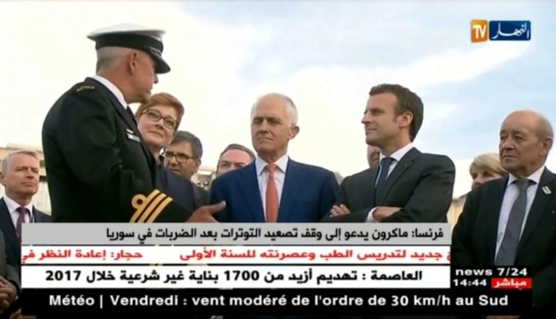 فرنسا : ماكرون يدعو إلى وقف تصعيد التوترات بعد الضربات في سوريا