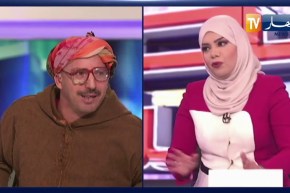 الشيخ النوي يقتحم بلاطو قناة النهار ويلقي قصيدة على المباشر