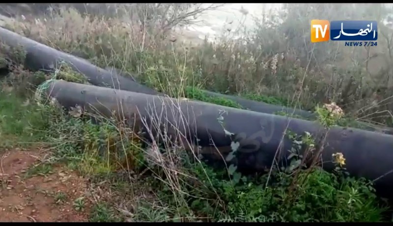 بجاية: شاهد  توقف مشروع ربط ازيد من 26 الف عائلة بغاز المدينة ببلدية لفلاي