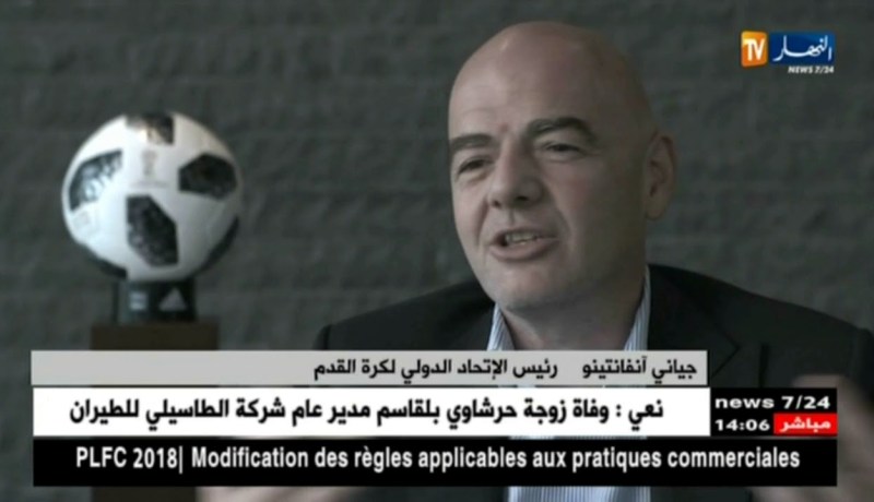 جياني آنفانتينو: متحمس لأول مونديال لي كرئيس الإتحاد الدولي لكرة القدم