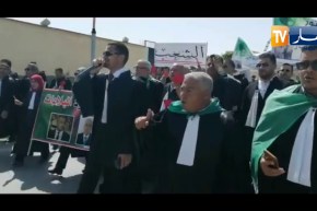 المسيلة : محامو الولاية في مسيرة للمطالبة برحيل العصابة ومحاسبة الفاسدين