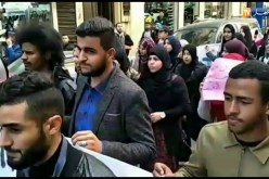 طلبة المدارس العليا في مسيرة سلمية بوهران