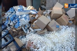 عنابة/ حريق مهول بمستودع خاص بصناعة وتحويل الكرطون بحي بوسدرة