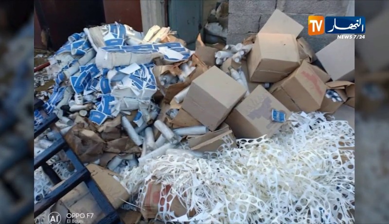 عنابة/ حريق مهول بمستودع خاص بصناعة وتحويل الكرطون بحي بوسدرة