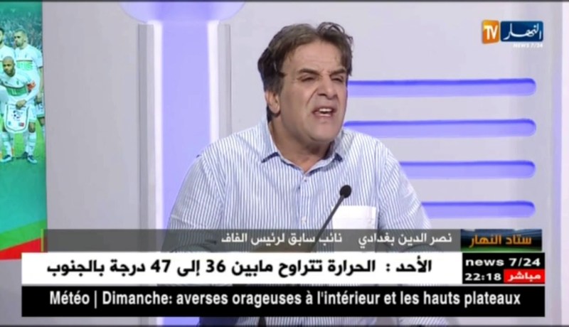 نصر الدين بغدادي: عضو من المكتب الفيدرالي قال لي ماجر سيقال..و زطشي سيكون أسعد واحد