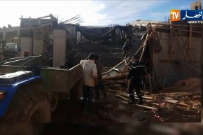 المدية: 6 جرحي في حادث إنهيار سقف بناية مشروع 2000 سرير بجامعة المدية