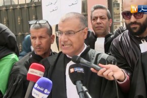 المحامون في وقفة إحتجاجية دعما للحراك الشعبي بالطارف تلمسان وهران والأغواط