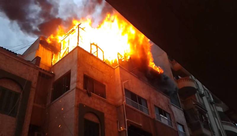 نشوب حريق بعمارة في سيدي بلعباس