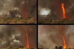 شاهد.. ماذا فعل إعصار النار في أستراليا