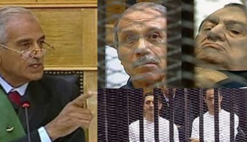 تأجيل محاكمة مبارك و نجليه ومساعديه إلى جلسة الغد