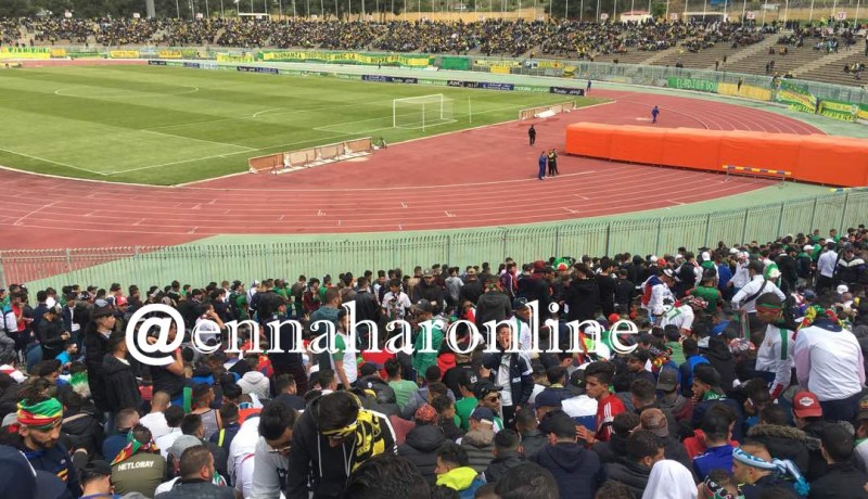 بالصور ..ملعب حملاوي شبه ممتلئ قبل 4 ساعات عن إنطلاق اللقاء!