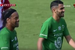 بالفيديو… هدف رائع من محرز في مرمى أتليتيكو ويلقى التحية من رونالدينو