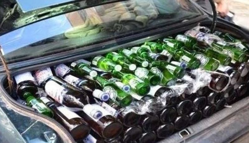 تلمسان : حجز أزيد من 340 قارورة خمر بصبرة