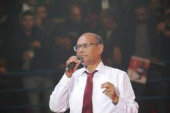 لأول مرة .. ظهور المرزوقي في اجتماع جماهيري بربطة عنق