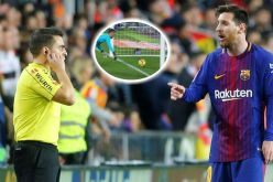 بالفيديو.. هدف ميسي الملغى يصنع الحدث