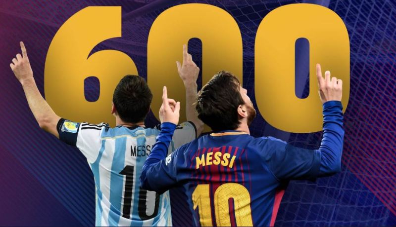 بالفيديو.. “ميسي” يُسجل مُخالفة عالمية ويصل لهدفه ال600 في مسيرته