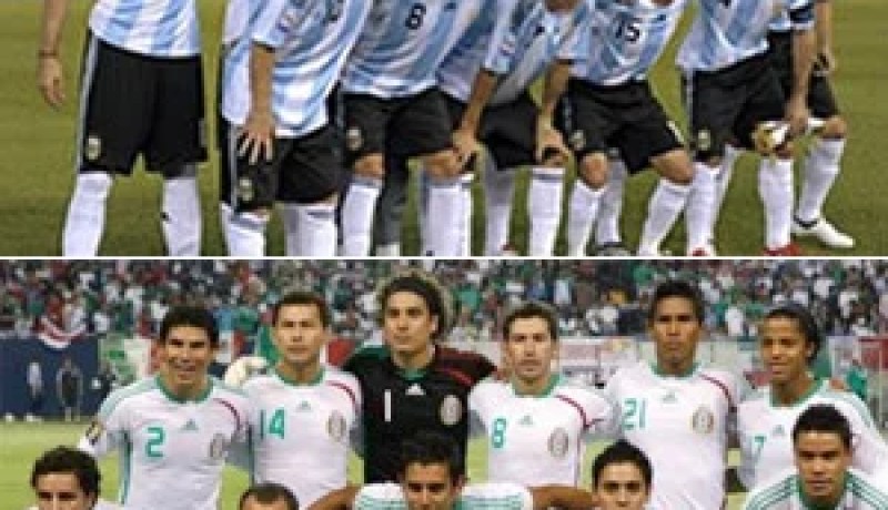 مونديال 2010: التشكيلتان الرسميتان للارجنتين والمكسيك