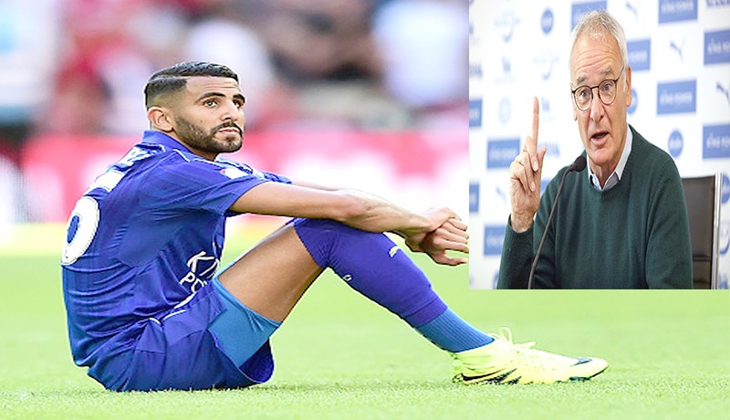 رانييري.. سأقتل محرز إذا طلب مني الرحيل من ليستر سيتي