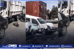 هذه مخلّفات حادث تصادم السيارات ببئر توتة في العاصمة
