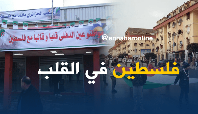 بالصور.. فلسطين حاضرة بعين الدفلى