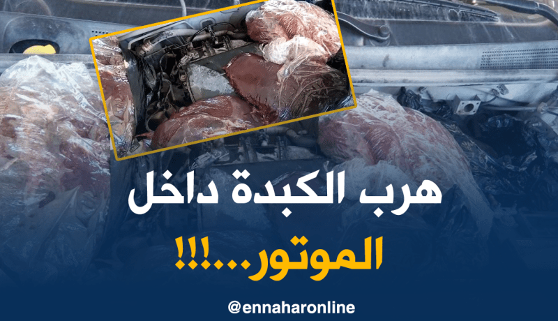 حجز 27 كلغ من كبد البقر داخل “محرك سيارة” بالطارف