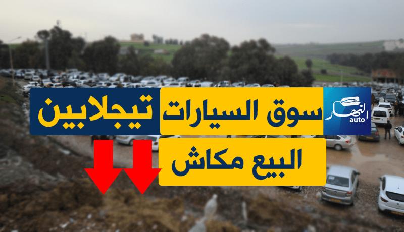 سوق السيارات بتيجلابين اليوم.. “السوڨ غالي والبيع ماكاش”