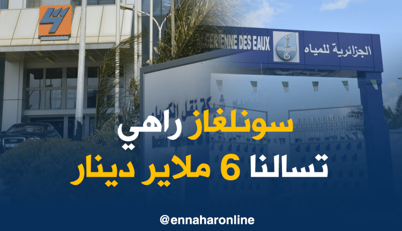 600 مليار سنتيم ديون الجزائرية للمياه لدى “سونلغاز”