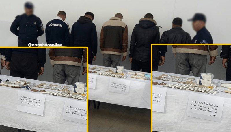 بالصور..تفكيك شبكة لترويج المؤثرات العقلية بسيدي بلعباس