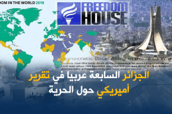 “فريدوم هاوس” الأمريكية تصنف الجزائر ضمن قائمة الدول “غير الحرة”