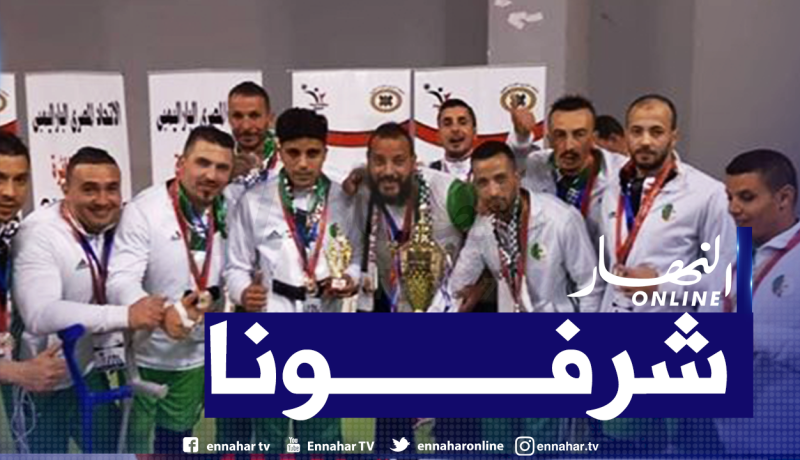 بالصور.. منتخب كرة الطائرة لذوي الإحتياجات الخاصة يعود ببرونزية البطولة العربية