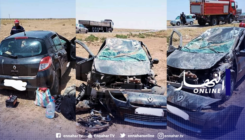 الجلفة.. إصابة عائلة كاملة وجرح 5 آخرين في حادث مرور بتعظميت والبيرين
