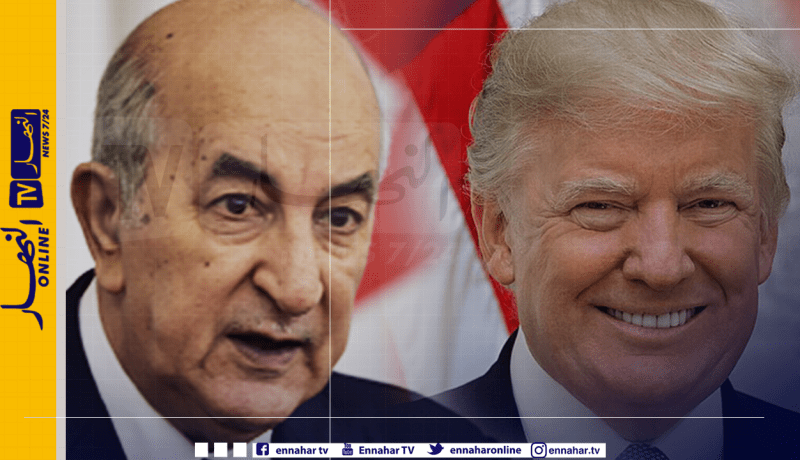 ترامب يبعث برسالة لرئيس الجمهورية: أمريكا مصممة على استمرار العمل مع الجزائر