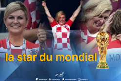 رئيسة كرواتيا تخطف الأضواء من نجوم مونديال روسيا