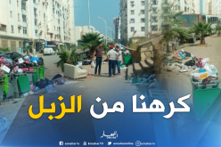 بالصور…حي 780 مسكن بعين البنيان يغرق في النفايات