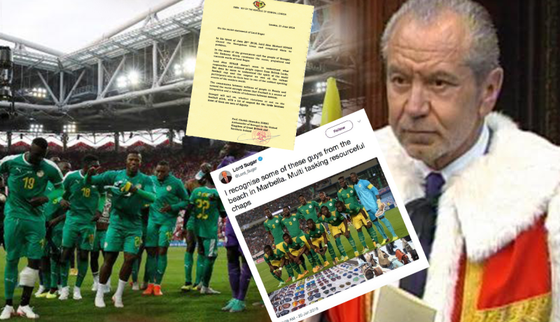 بالصور.. السنغال تحتج على تصرف عنصري ضد منتخبها في مونديال روسيا