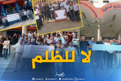 بالصور…عمال سونلغاز عبر الوطن في وقفة تضامنية مع زملائهم في تبسة