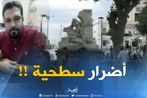 محمد زرارقة : “الأضرار التي مسّت تمثال سطيف ..هي أضرار سطحية فقط !! “