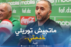 بلماضي ينتفض ضد أحد الصُحفيين :”ماتوريليش كيفاش نخدم”