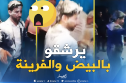 شاهد كيف احتفل شباب بصديقهم العريس