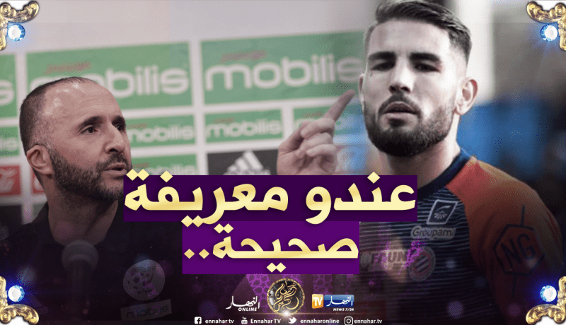 بلماضي ساخرا من “دولور” :”لديه معريفة”!