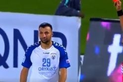 بالفيديو.. مُدافع الخضر يُطرد في الدوري القطري