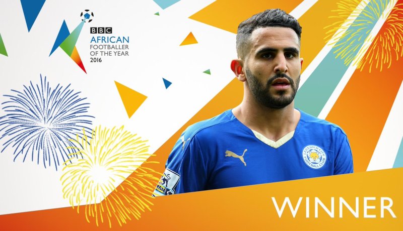 بالفيديو.. رياض محرز يتوج بجائزة أفضل لاعب افريقي لسنة 2016