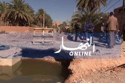 بالصور ..حفرة بن عكنون” تتكرر بالمنيعة بسبب تسرب قناة الصرف الصحي الرئيسية