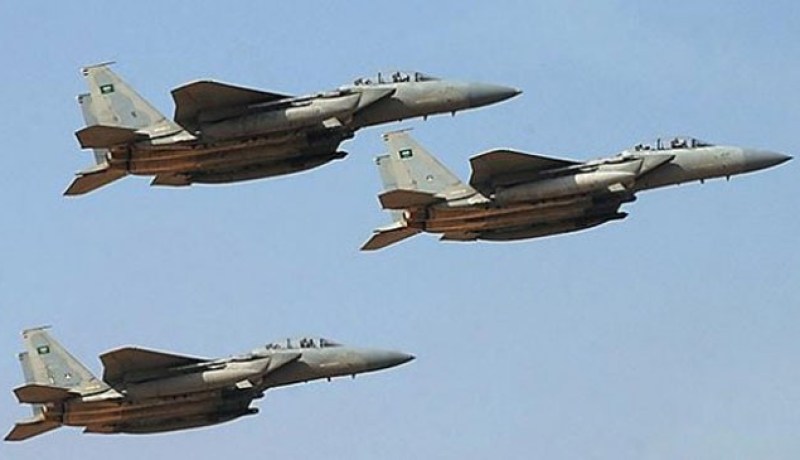 طيران التحالف يشن 13 غارة على معقل الحوثيين
