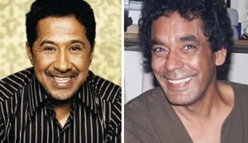 محمد منير والشاب خالد يستعدان لحفل إطفاء معركة مصر والجزائر