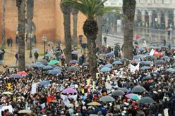 الشرطة تمنع تجمع “شباب 20 فيفري” بالدار البيضاء: عمليات توقيف و جرحي