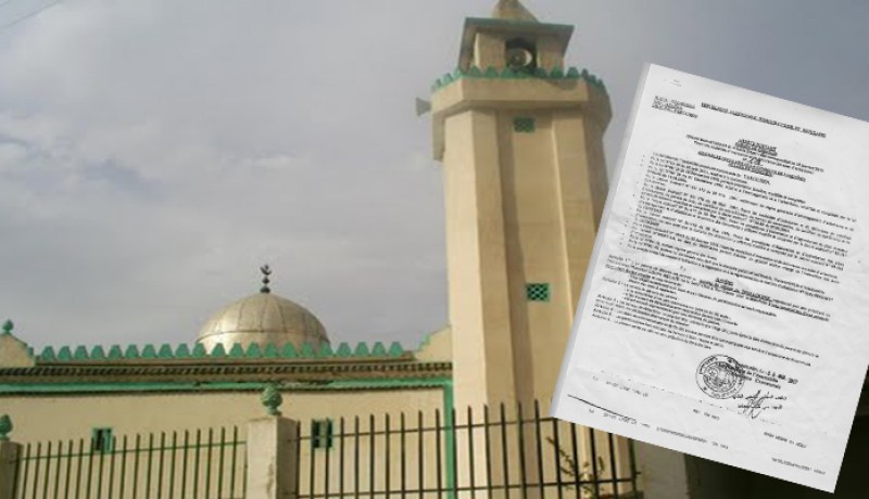 مير إعكوران يأمر بهدم مسجد في تيزي وزو